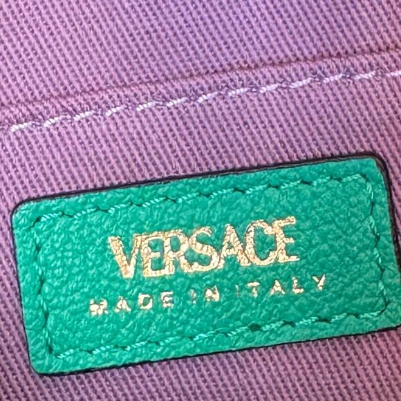 Versace Medusa Green Round Crossbody Bag - Picture 5 of 6